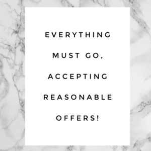 NEED EVERYTHING GONE! ONLY REASONABLE OFFERS💗